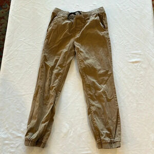Old Navy boys pull on chink‎ khaki joggers large 10/12